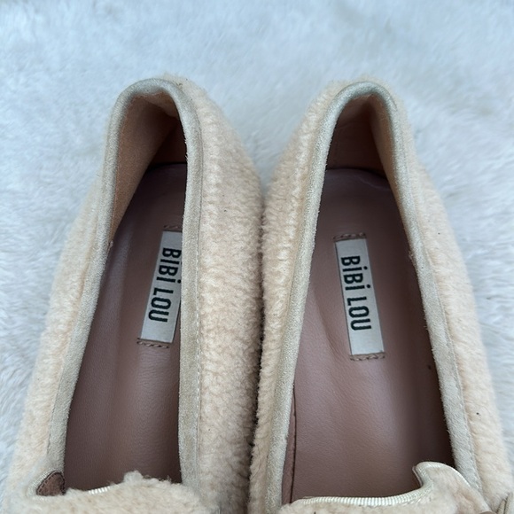 BIBI LOU Sherpa Loafers With Bit Detail Size EU 41 US 10-10.5 - Picture 5 of 8